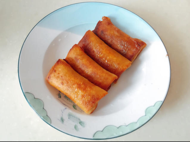 豆沙春卷