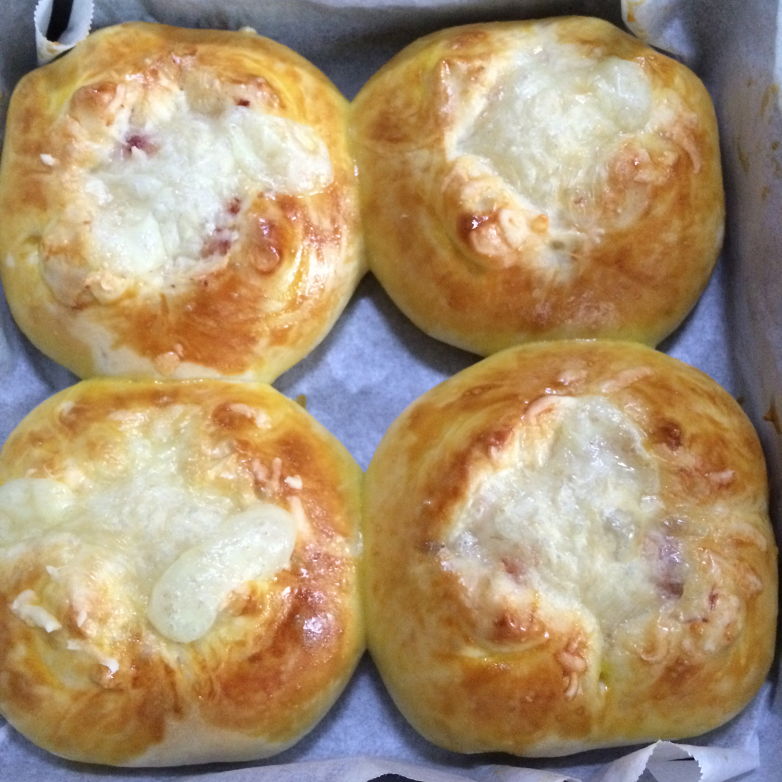 全麦芝士熔岩面包