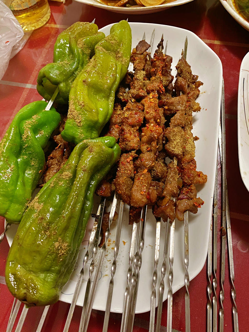 在家就能自己制作的羊肉串