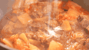 酸菜牛肉炖粉条的做法 步骤11