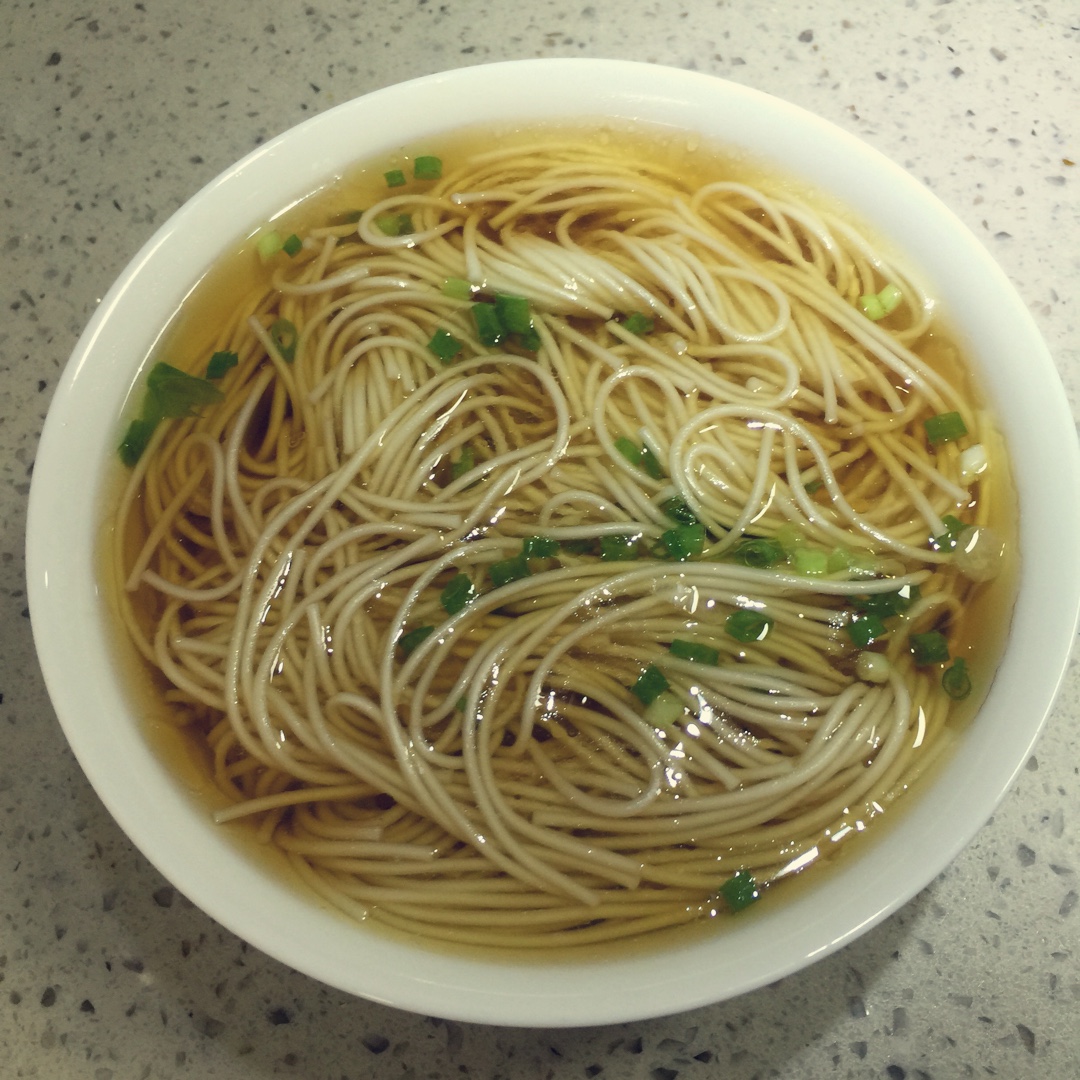 小葱麻油酱油面