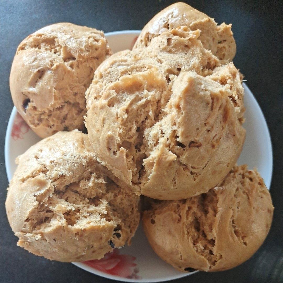 新手也能爆开花的老面红糖大枣开花馒头（泡打粉版or无泡打粉版）
