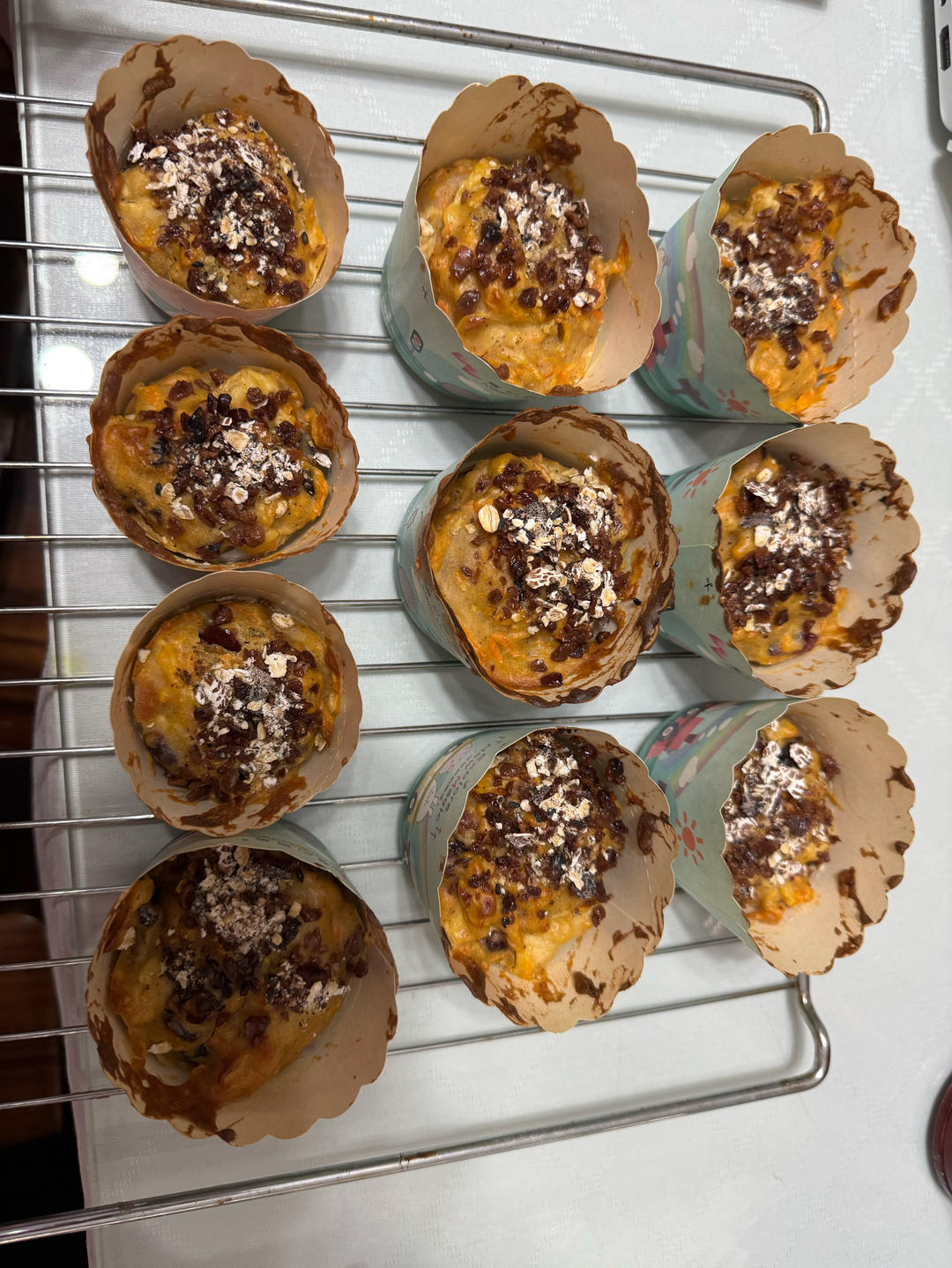 Morning Glory Muffin 胡萝卜和苹果做的健康玛芬