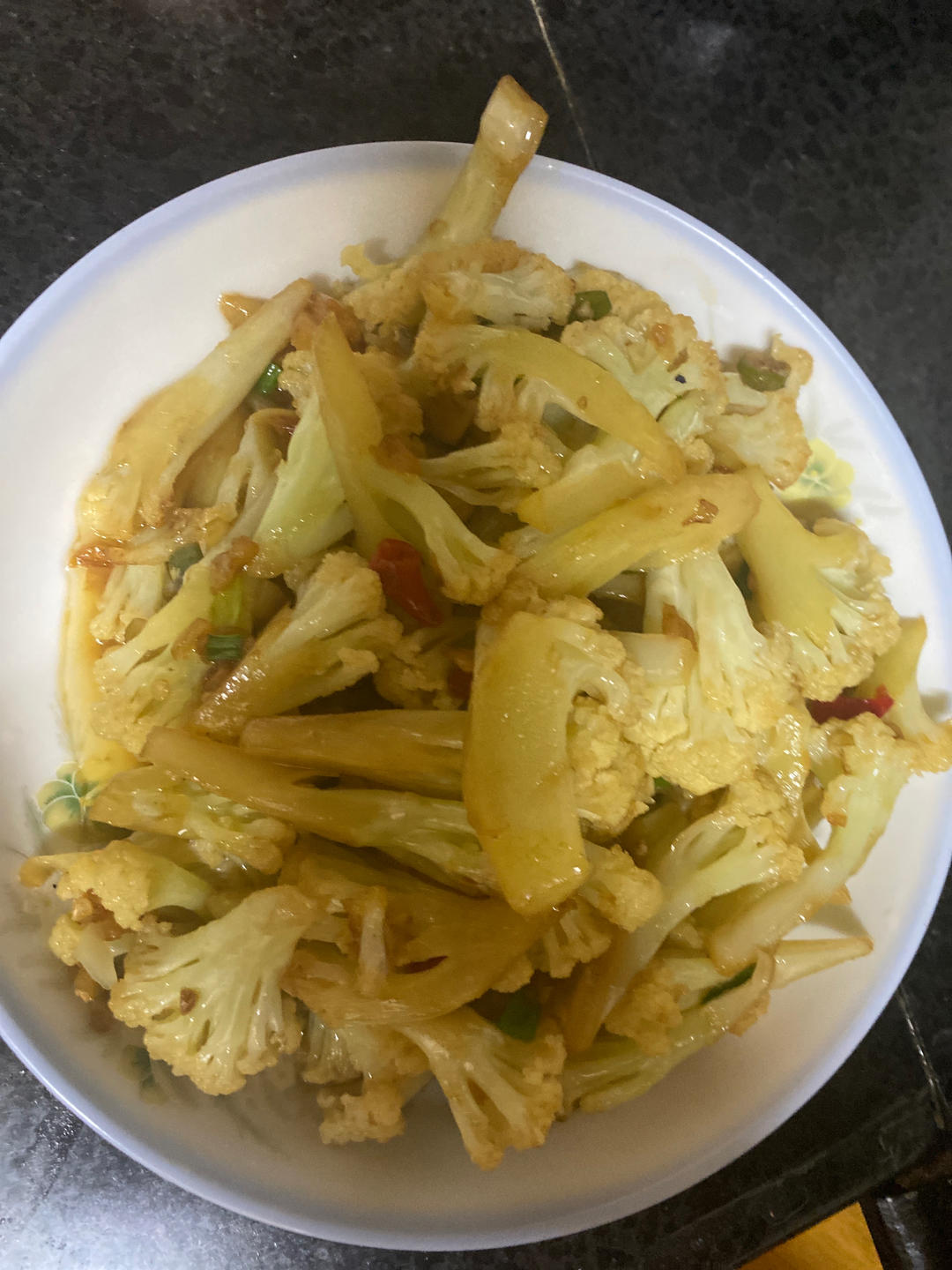 和饭店一个味道的干锅花菜