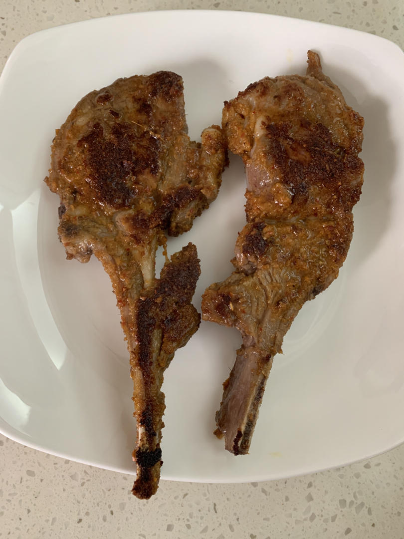 煎烤法式羊排