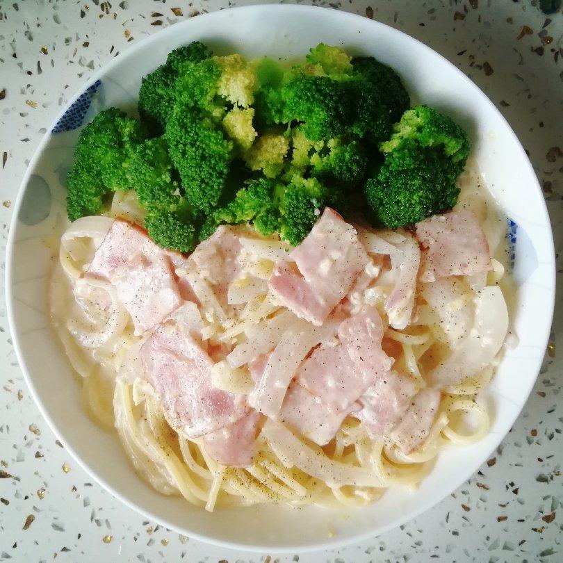 超简单的奶汁培根意面Carbonara