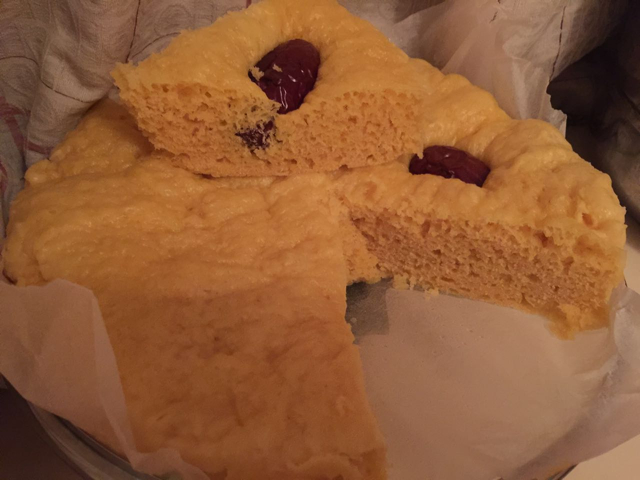 南瓜红枣发糕