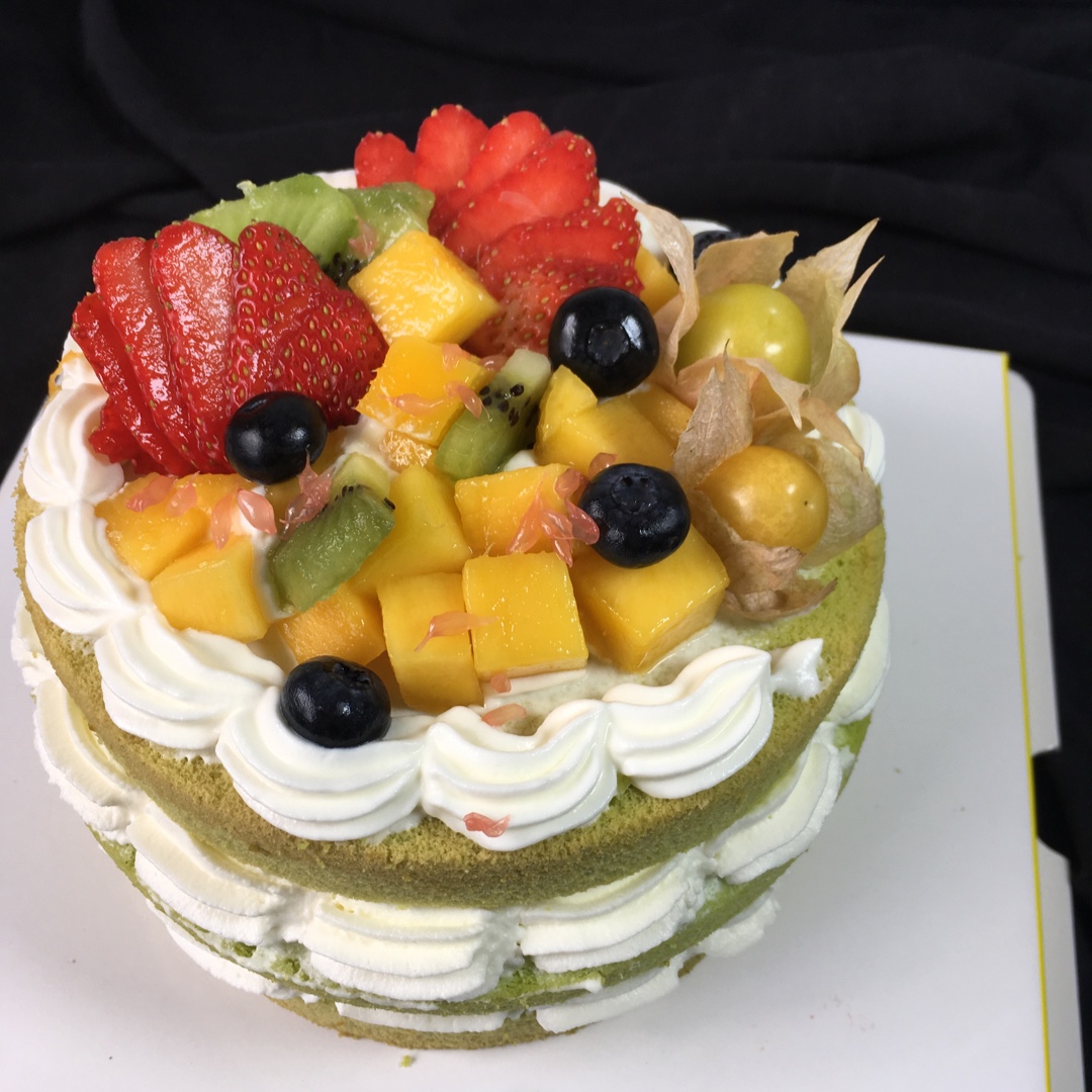 菠菜戚风蛋糕