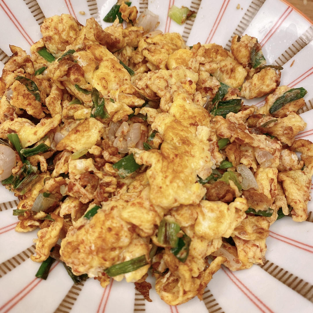 ㊙️解锁特色胶东菜🔥烟台蠓子虾酱炒鸡蛋