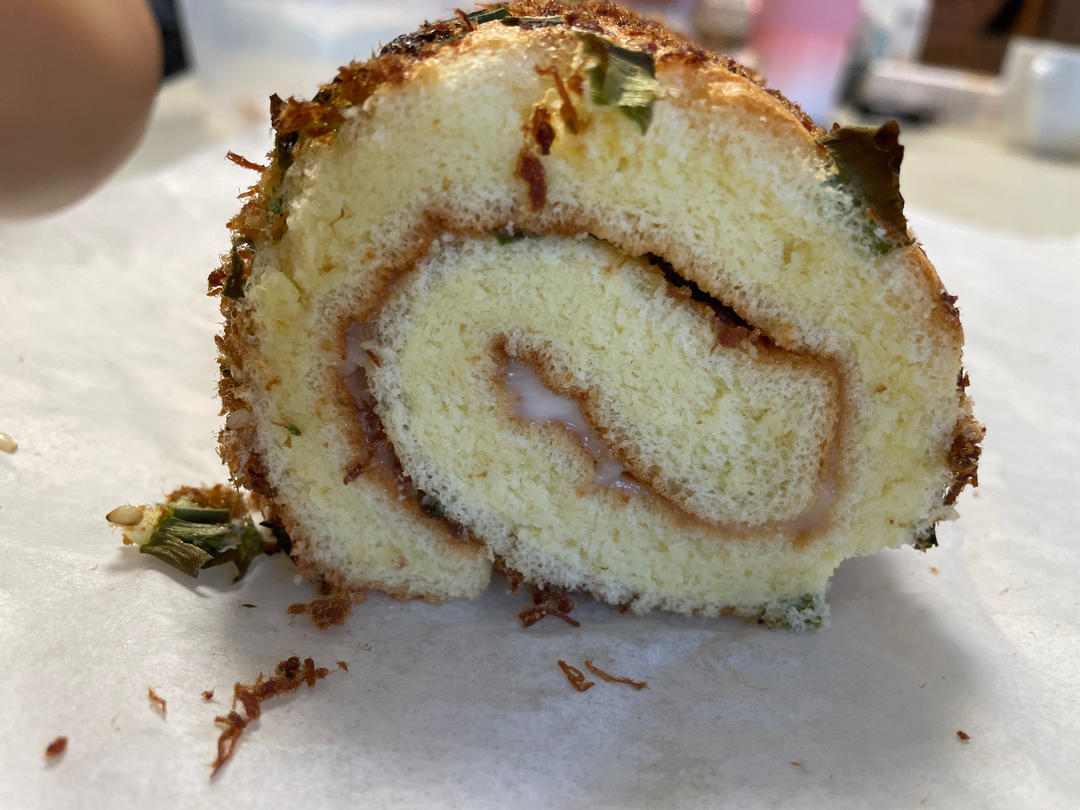 香葱肉松卷｜这是我记忆最深刻的古早味
