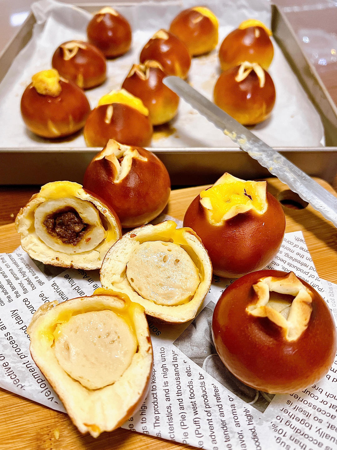 【配方分享】2021执着所爱 芝士川椒牛肉丸碱水球