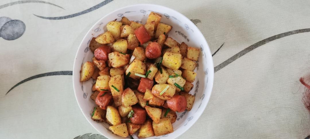 空气炸锅烤土豆，秒杀路边摊‼️