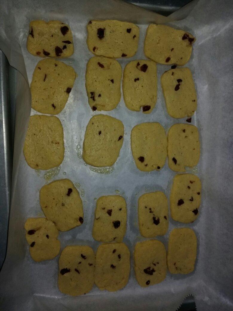 低糖少油版蔓越莓饼干