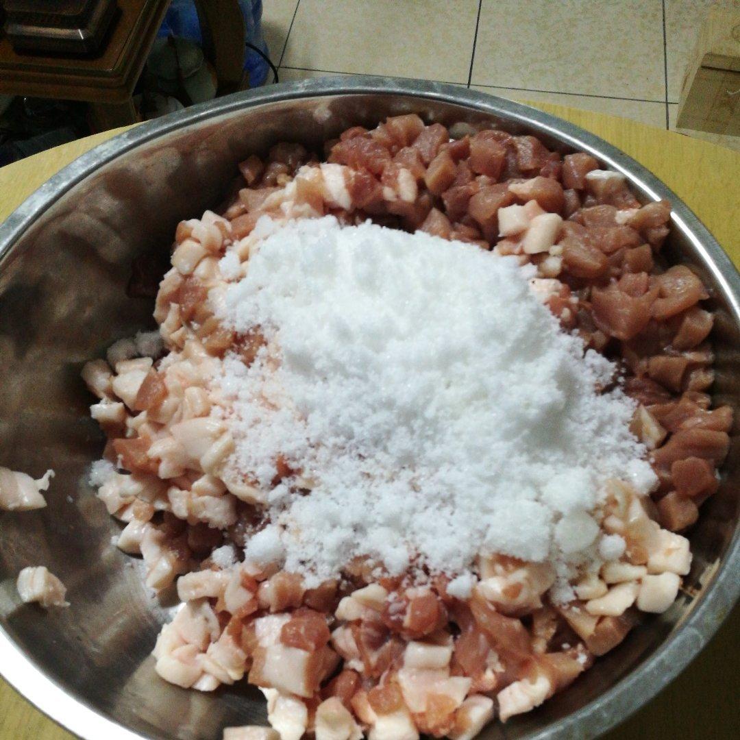自制广味腊肠