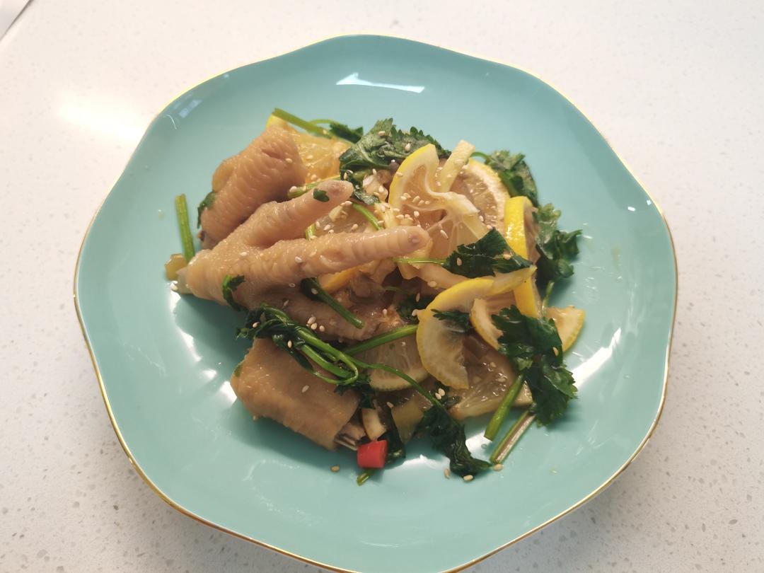 夏日开胃凉菜  柠檬鸡爪