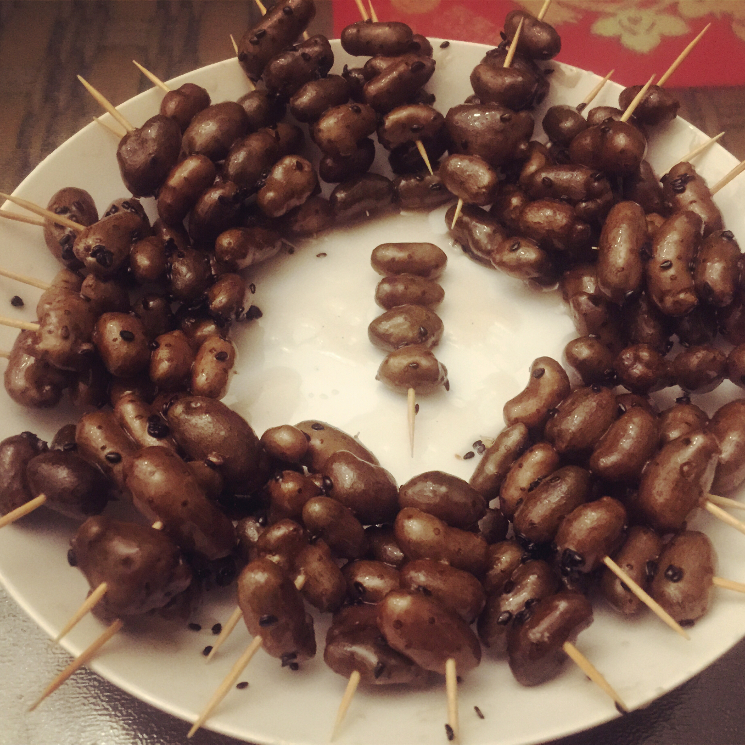 冰糖葫芦山药豆版