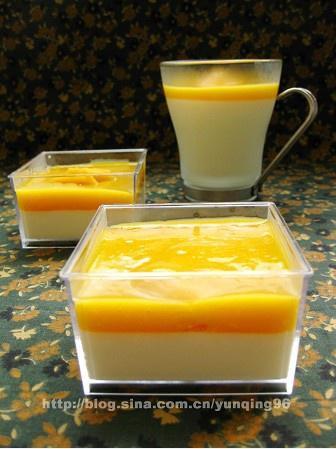 芒果鲜奶布丁的做法