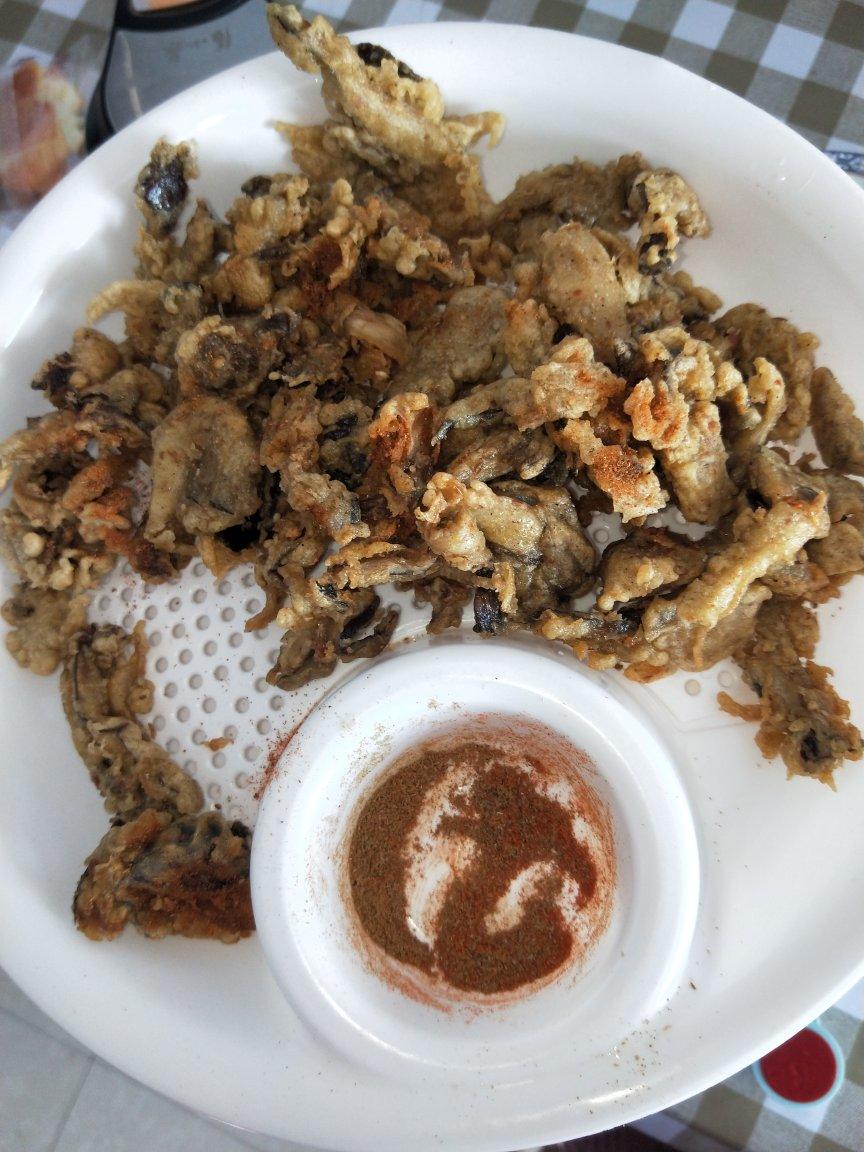 干炸蘑菇的做法，大人小孩都喜欢