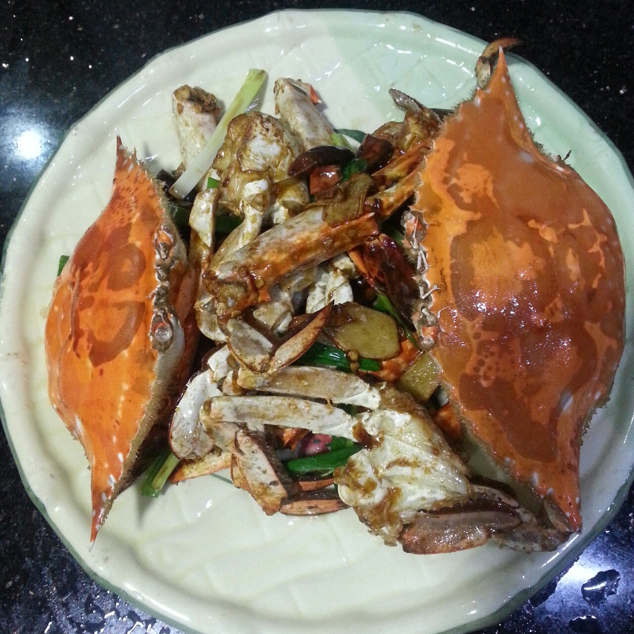 葱姜炒蟹 Fried Crabs