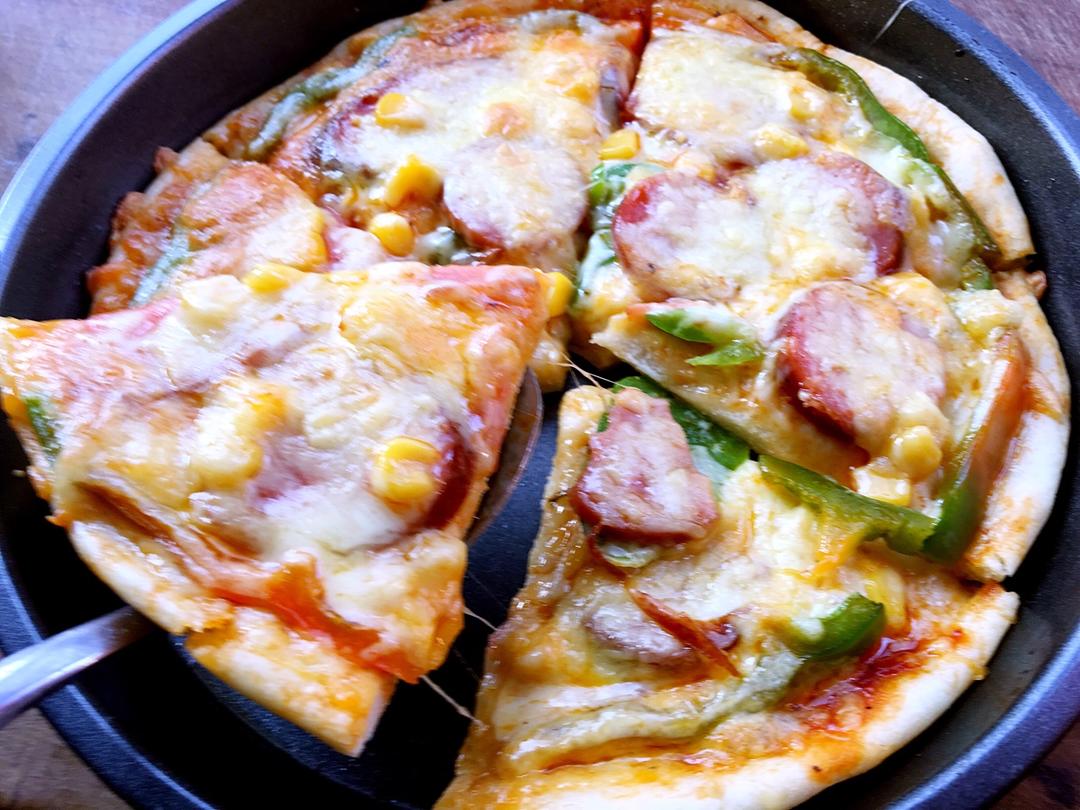 鲜虾培根薄披萨—海氏烤箱定制