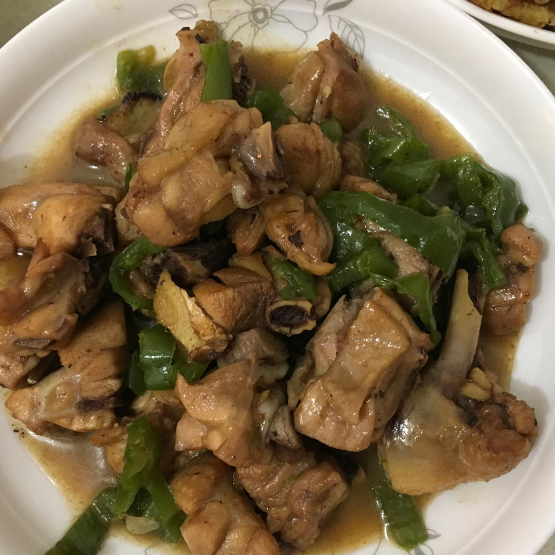 青椒炒鸡腿