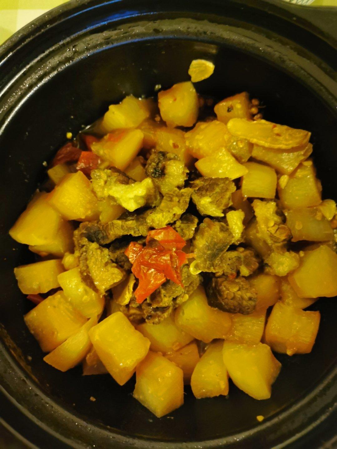 萝卜烧牛腩