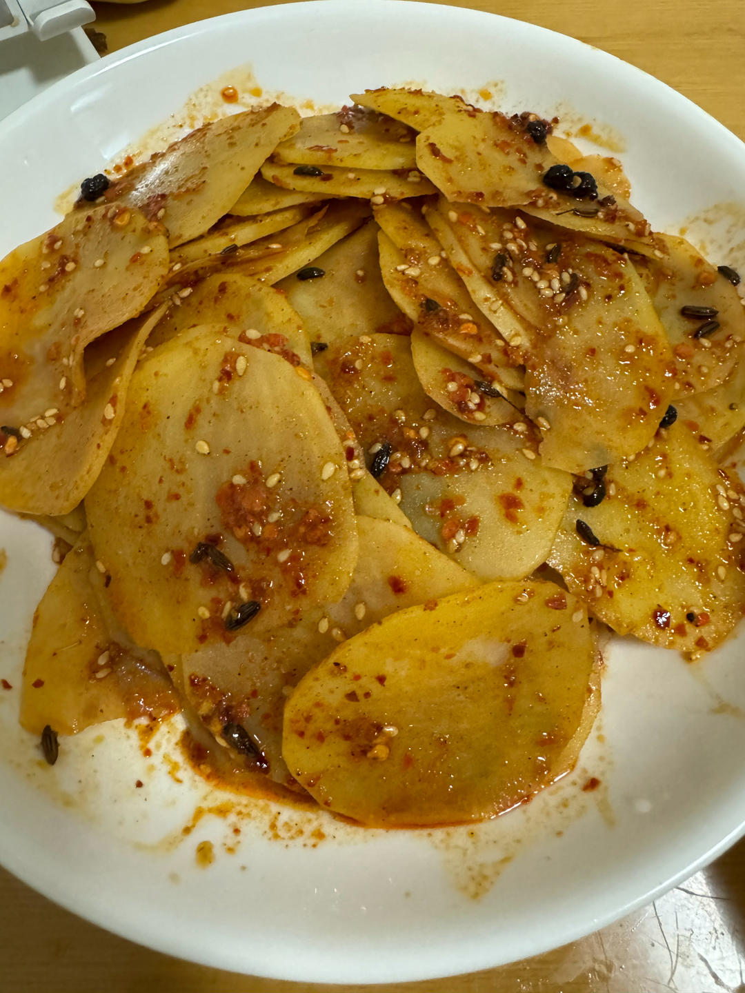 兰州风味麻辣土豆片（又名：通渭路土豆片、马三洋芋片）