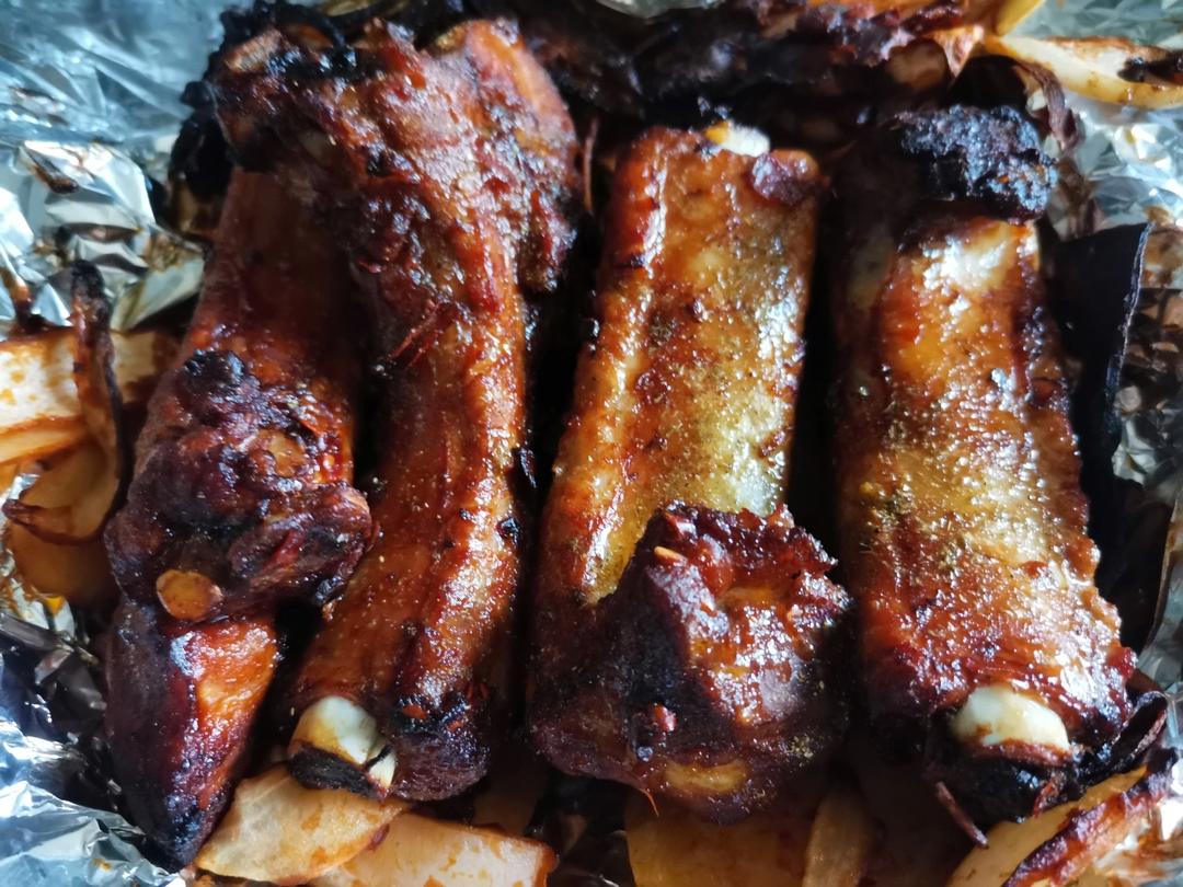 空气炸锅版烤排骨