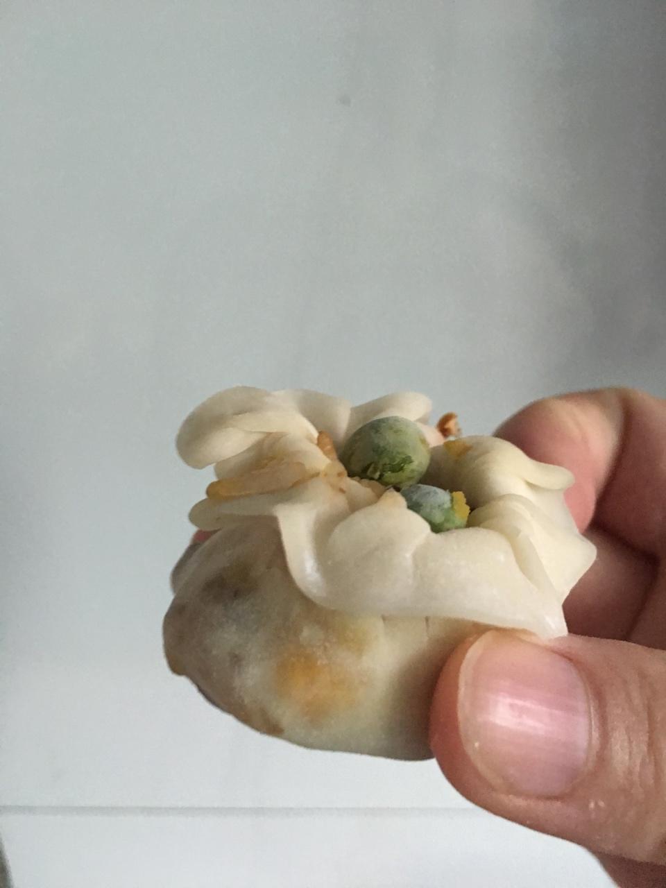 饺子皮咸蛋黄烧麦