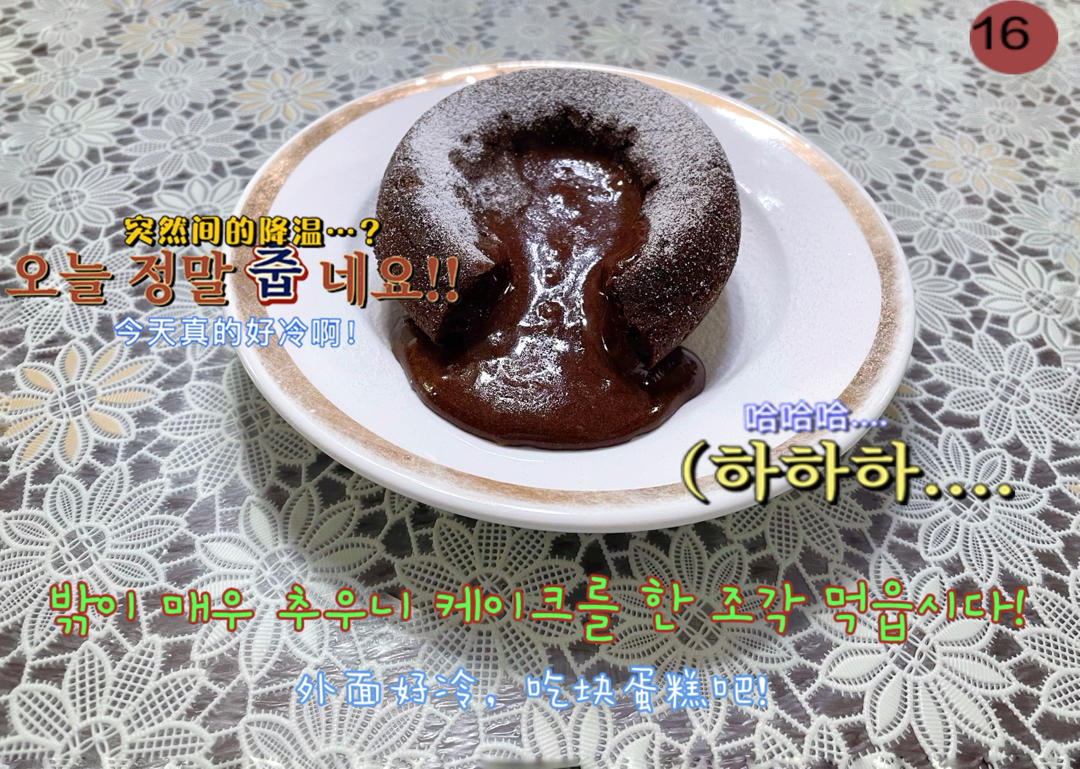 巧克力熔岩蛋糕(全图文超简单)