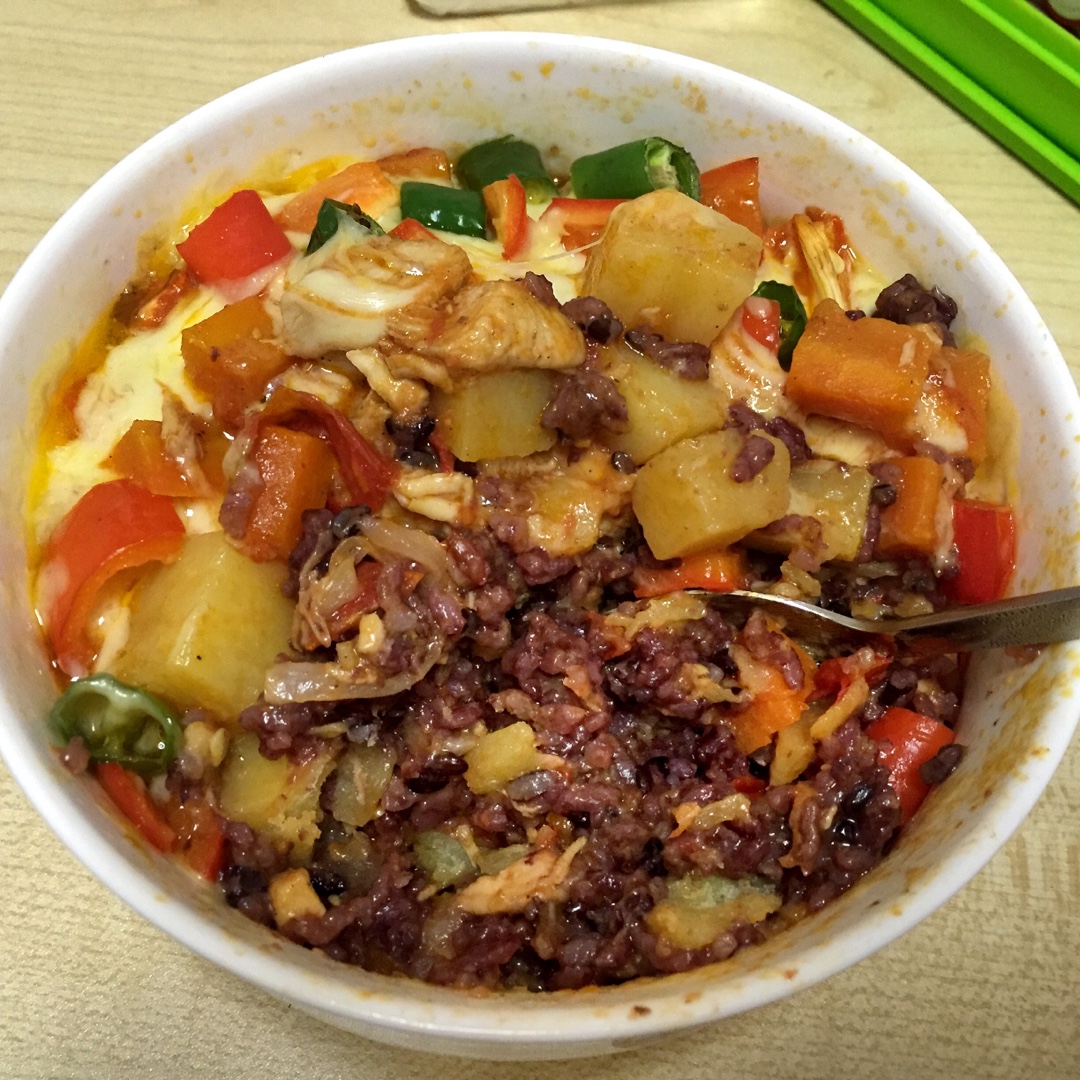 番茄鸡肉浓情焗饭【两人份】
