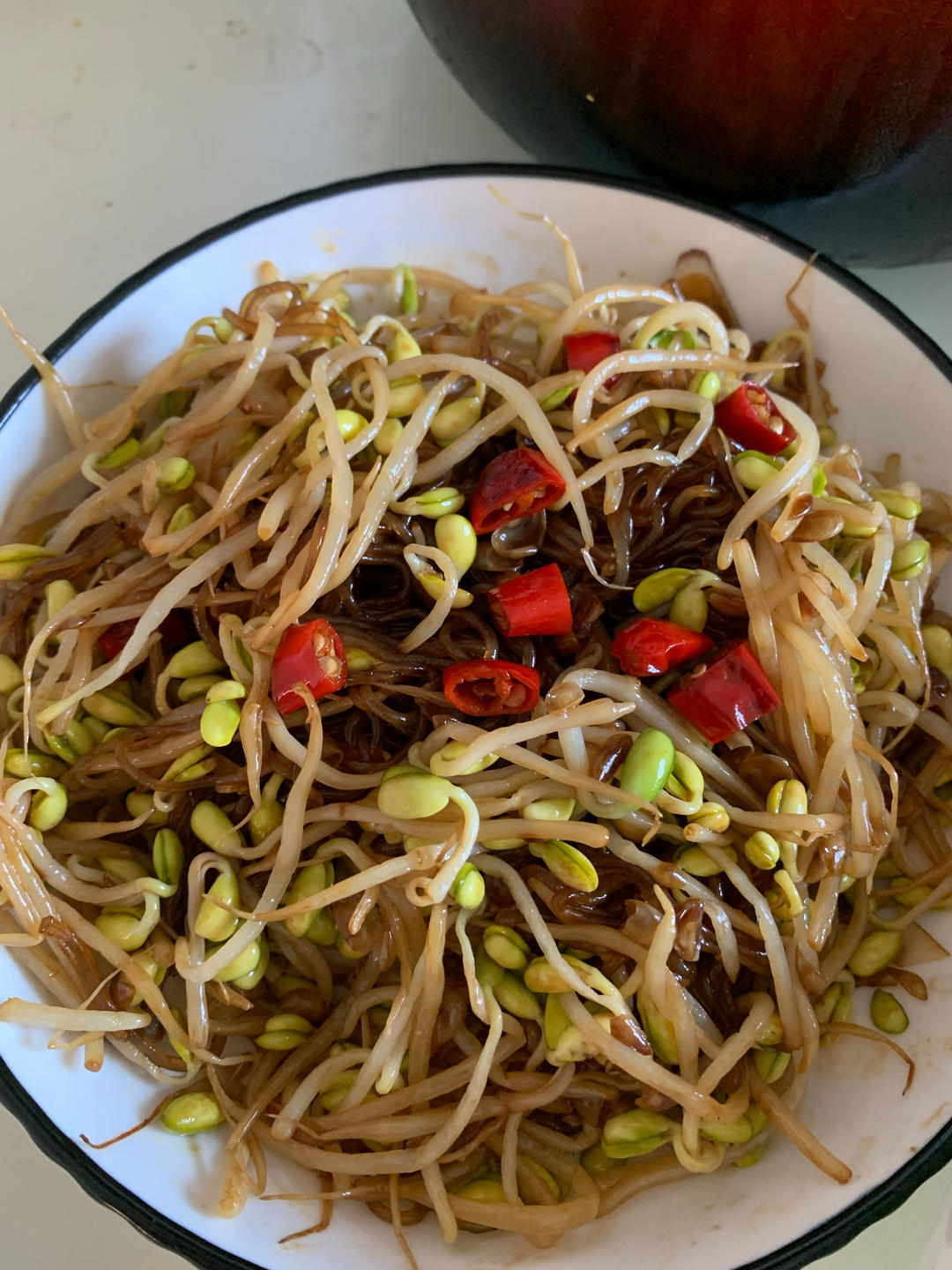 营养师分享——黄豆芽炒粉丝