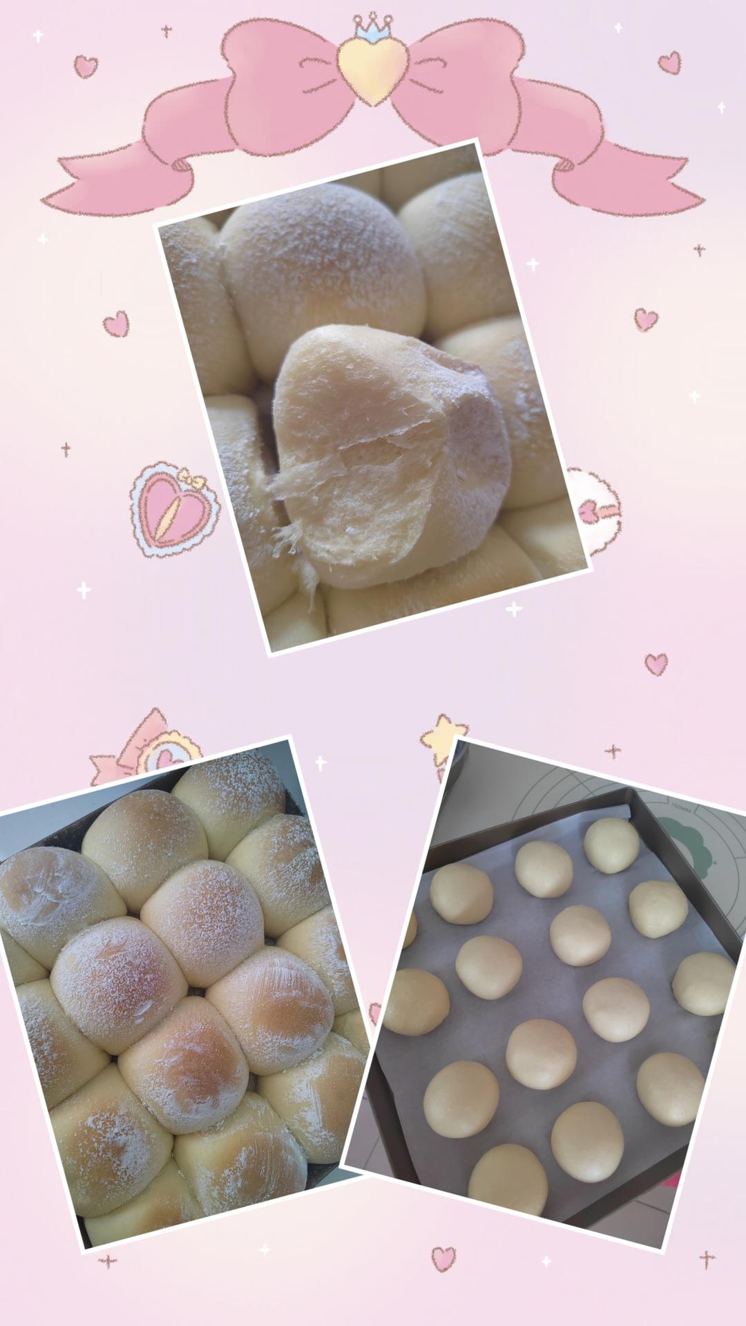如云朵般☁️ 软白淡奶油餐包｜消耗淡奶油