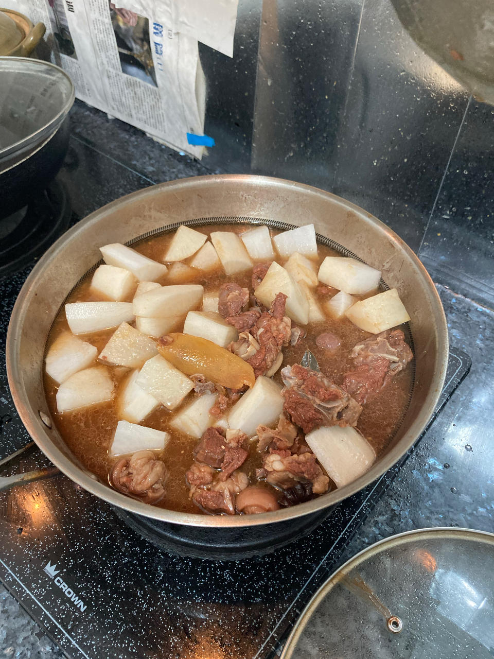白萝卜炖羊肉