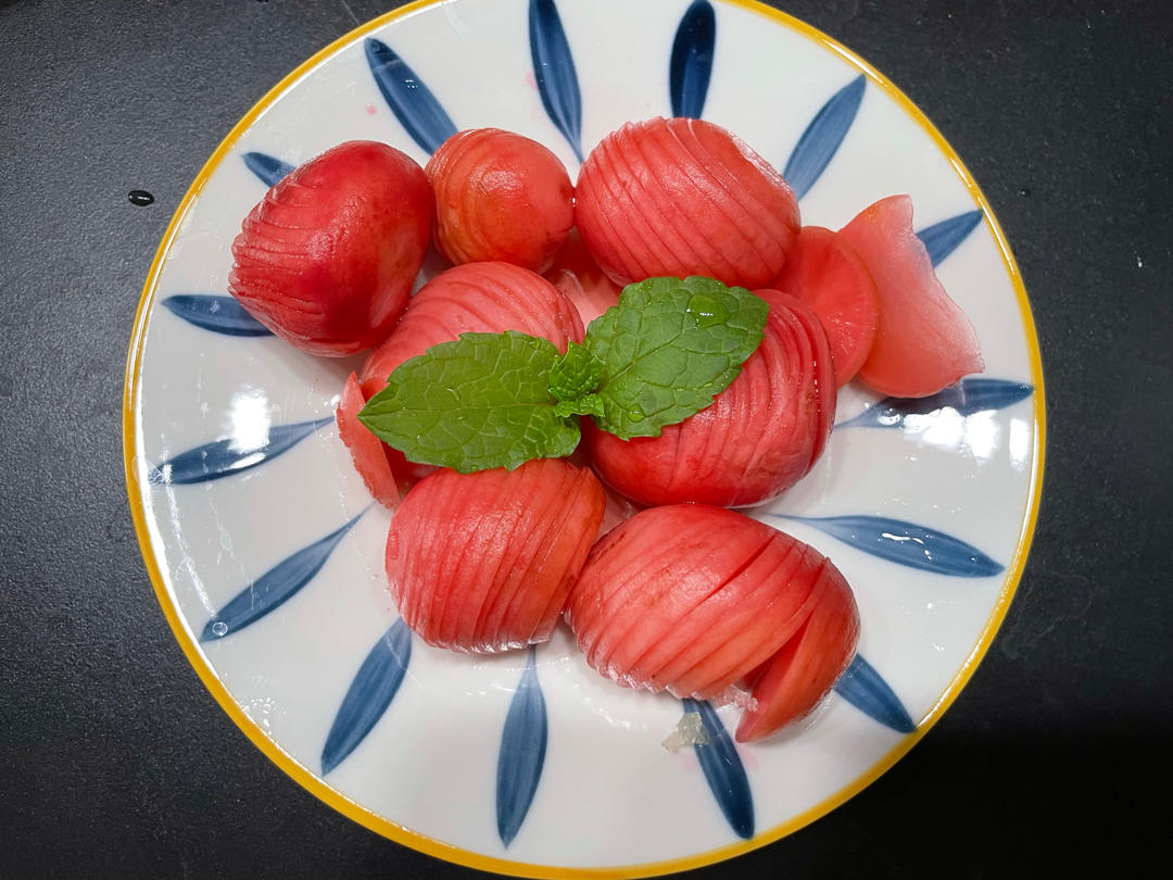 年夜饭头道菜～鸿运当头（樱桃小萝卜）