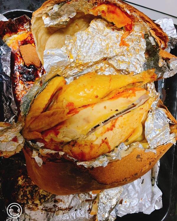 手机用户5833_fnb8做的烤箱叫花鸡