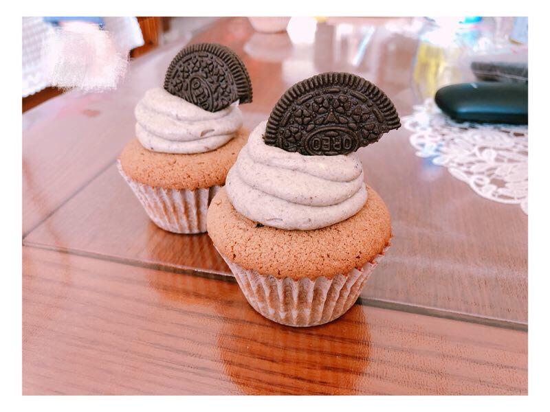 奥利奥杯子蛋糕 Oreo Cream Cupcakes