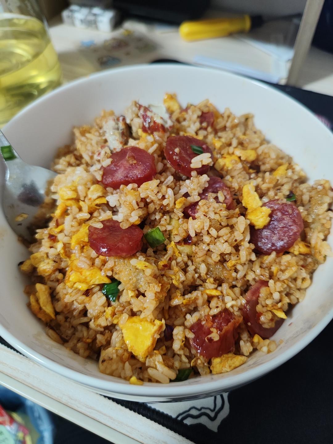 蛋炒饭（腊肠）