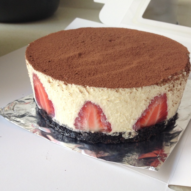 奶油冻芝士蛋糕（免烤，1:1配方）