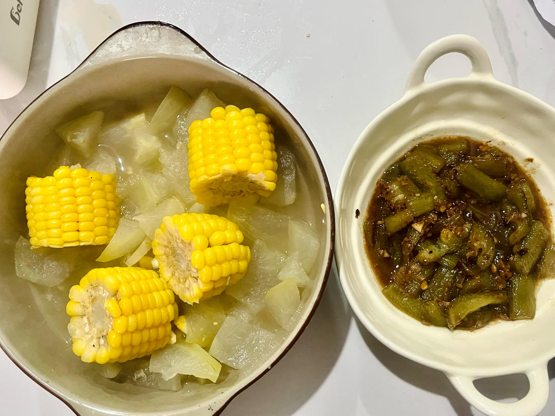 越吃越瘦的减脂餐——冬瓜玉米汤
