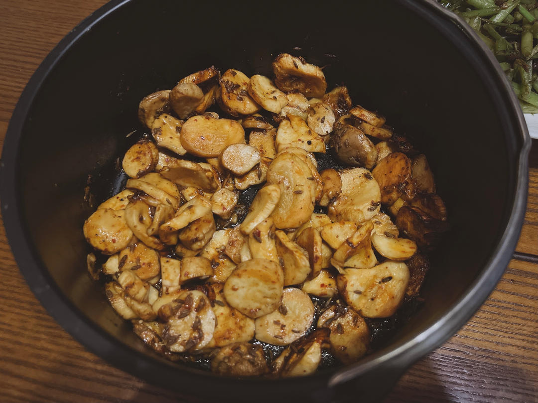 空气炸锅杏鲍菇