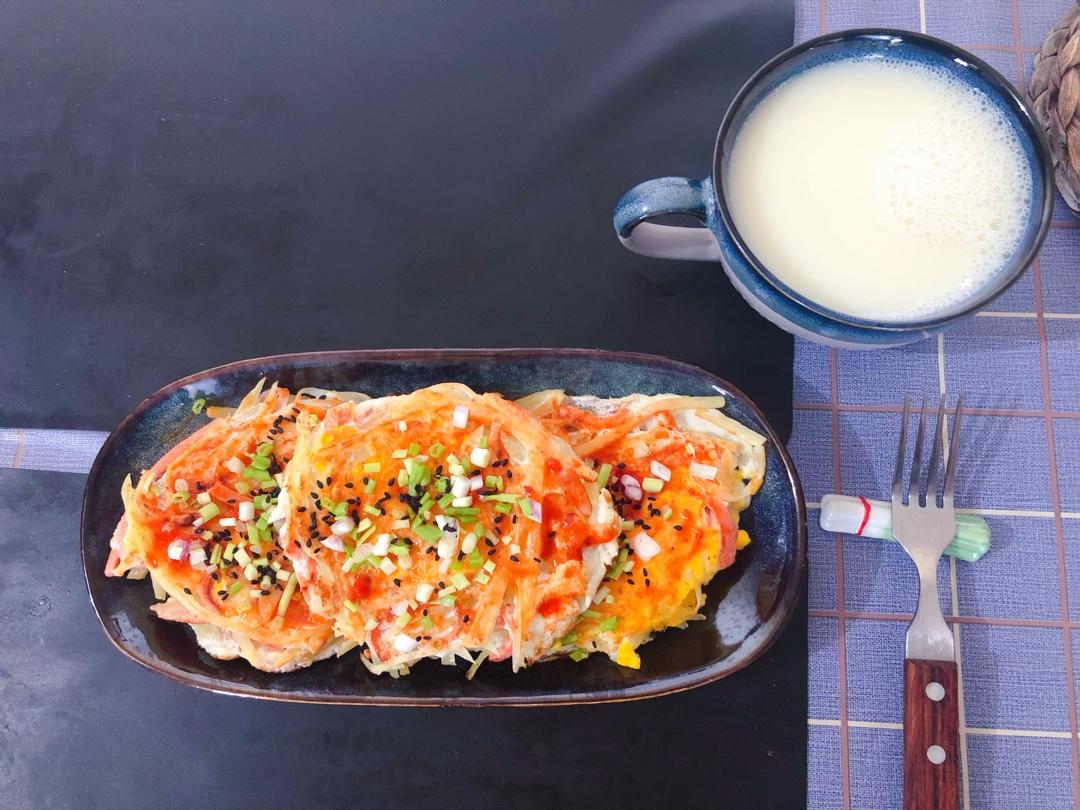 鸟巢土豆丝饼