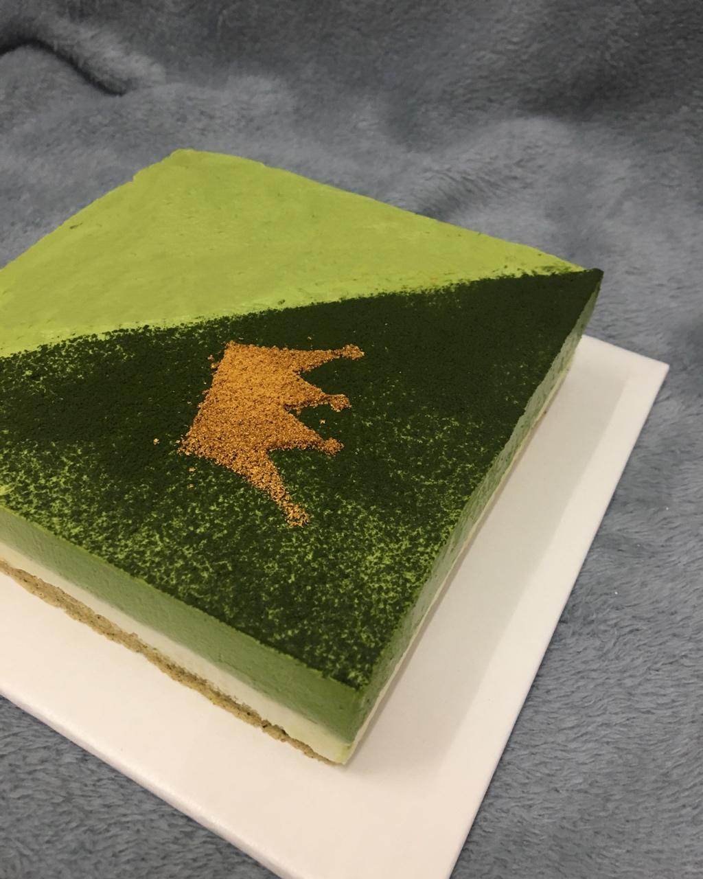 抹茶清酒白巧克力慕斯