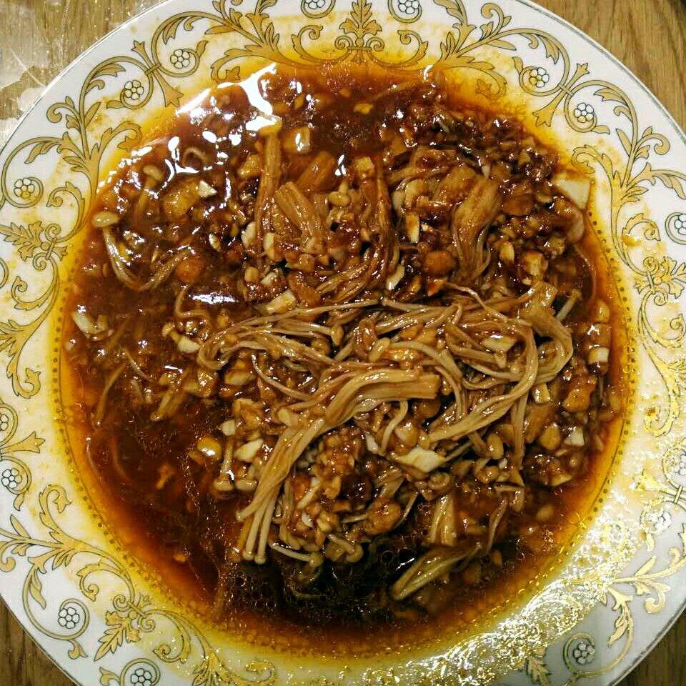 蒜蓉烤金针菇