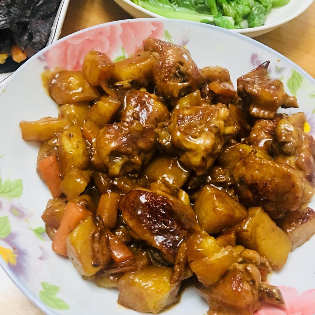 土豆炖鸡翅（快手零失败）