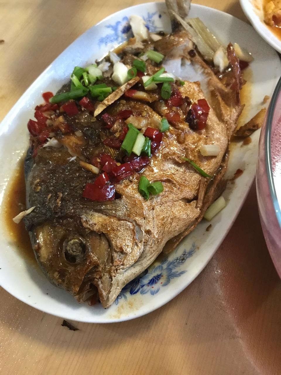 红烧鲳鱼（热菜）