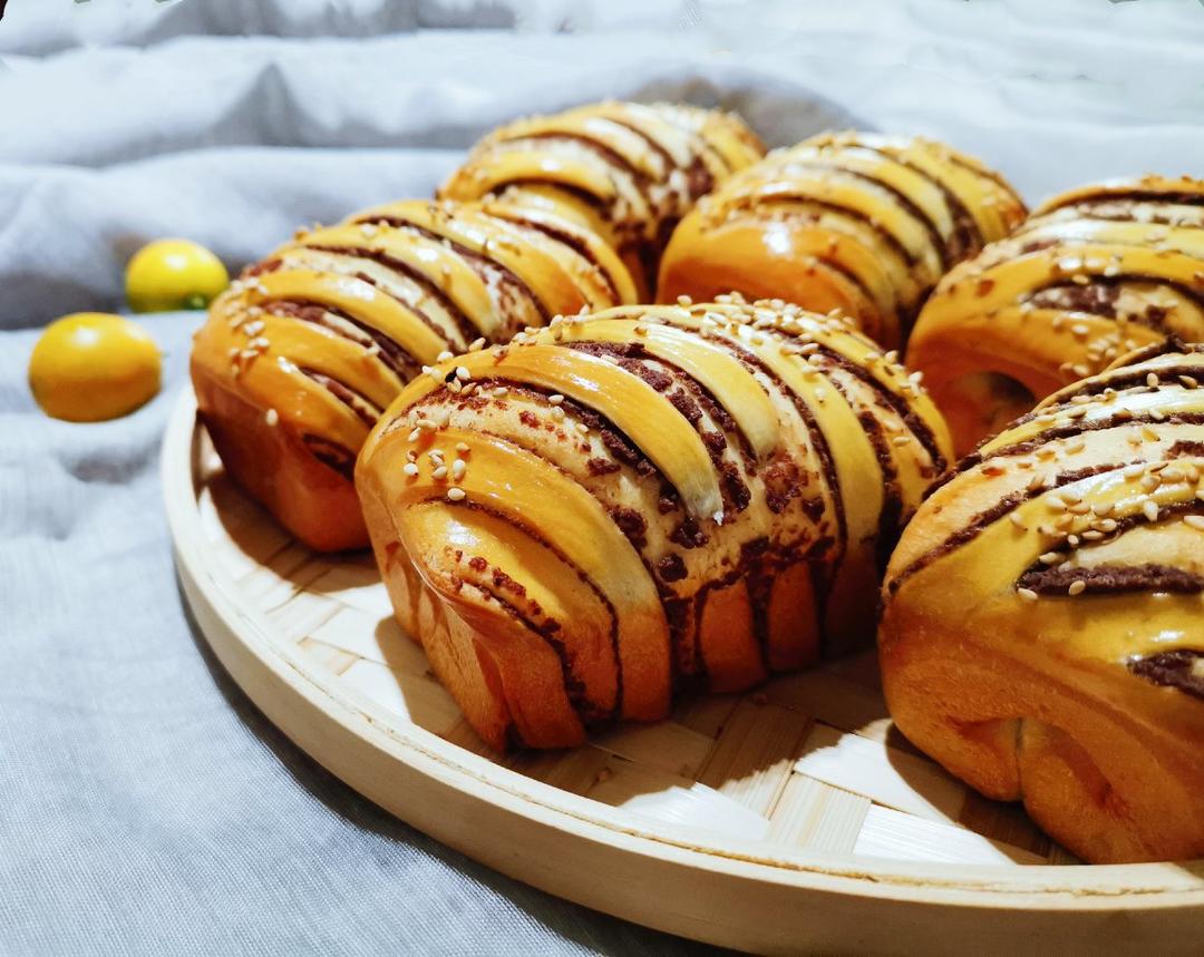 豆沙造型小面包