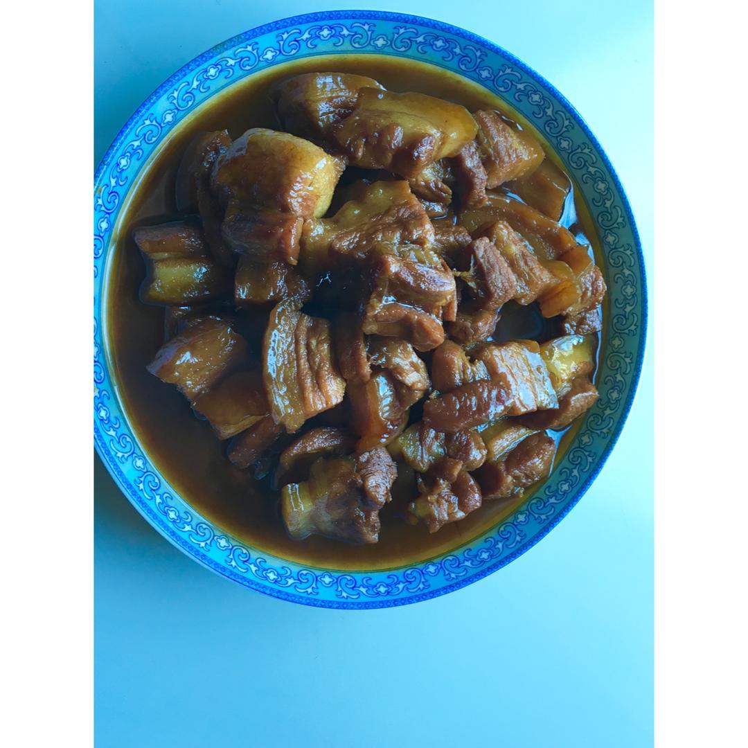 吃着碗里望着锅里的红烧肉