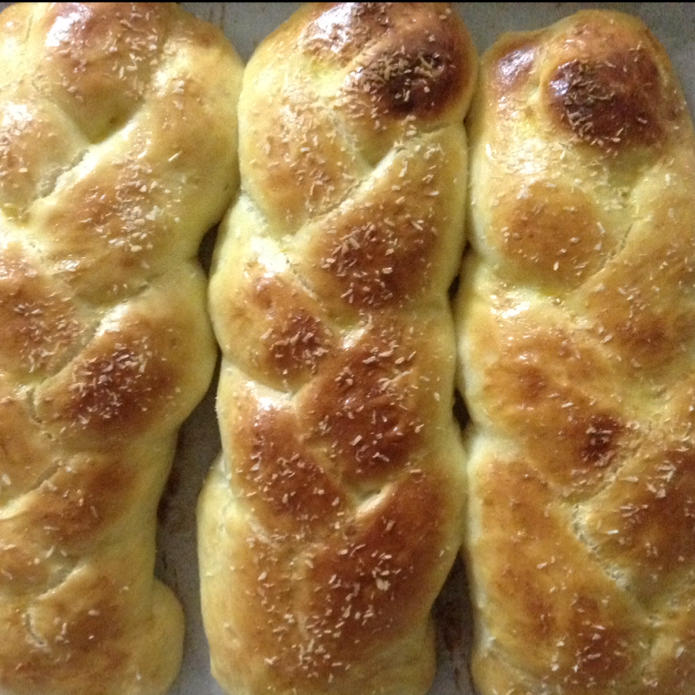 酸奶辫子面包（一次发酵）