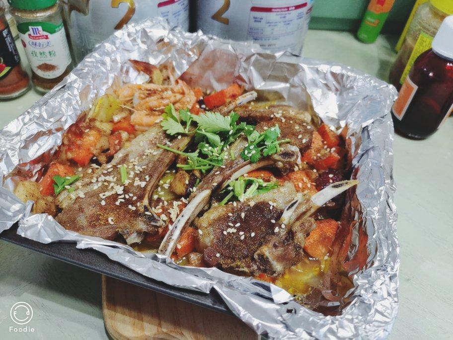 地道蒙餐：烤羊排(家用烤箱版)